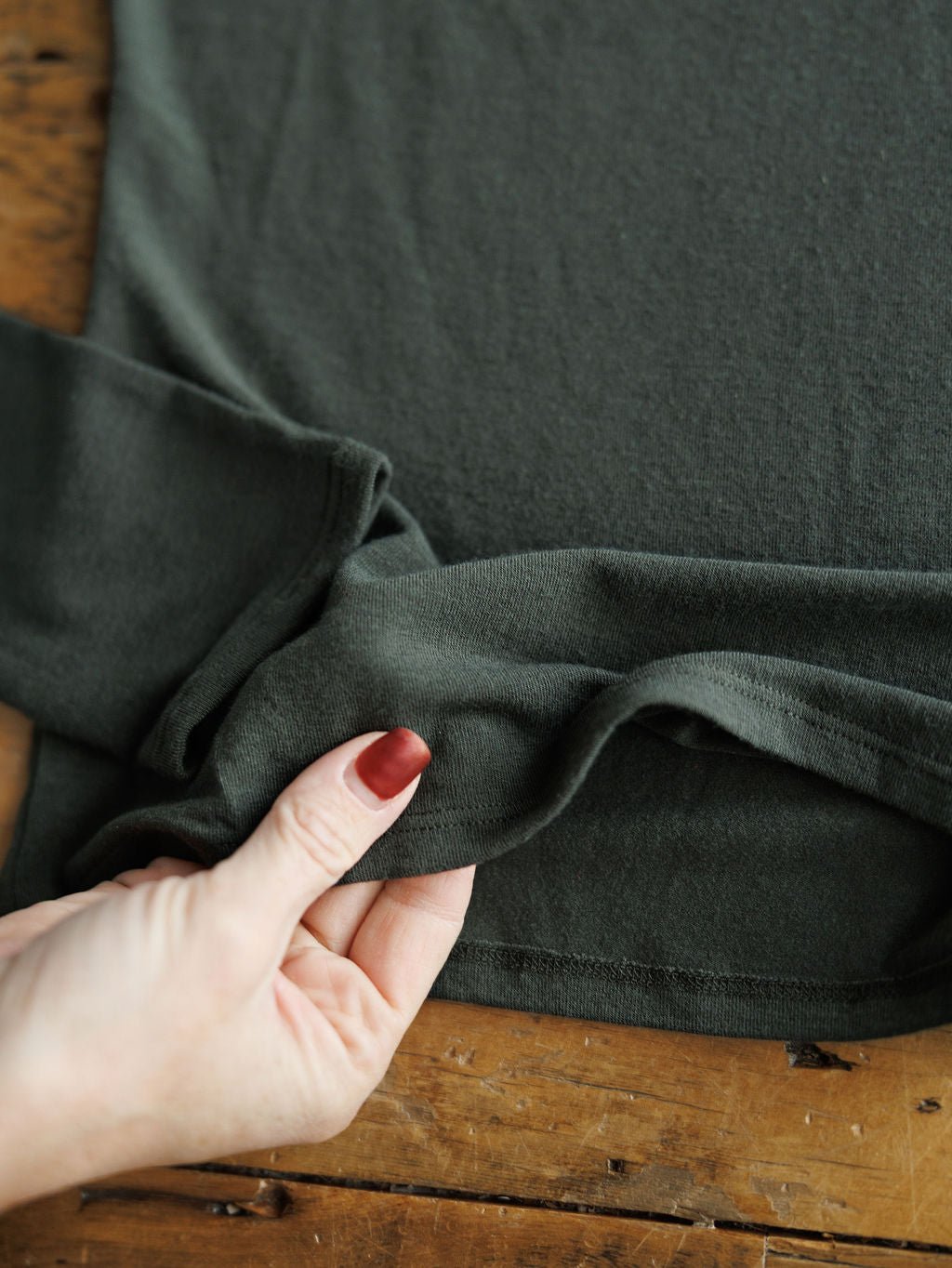 Whittier Moss Cow Neck Top