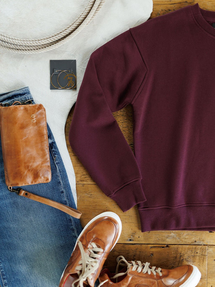 Windsor Plum Crewneck