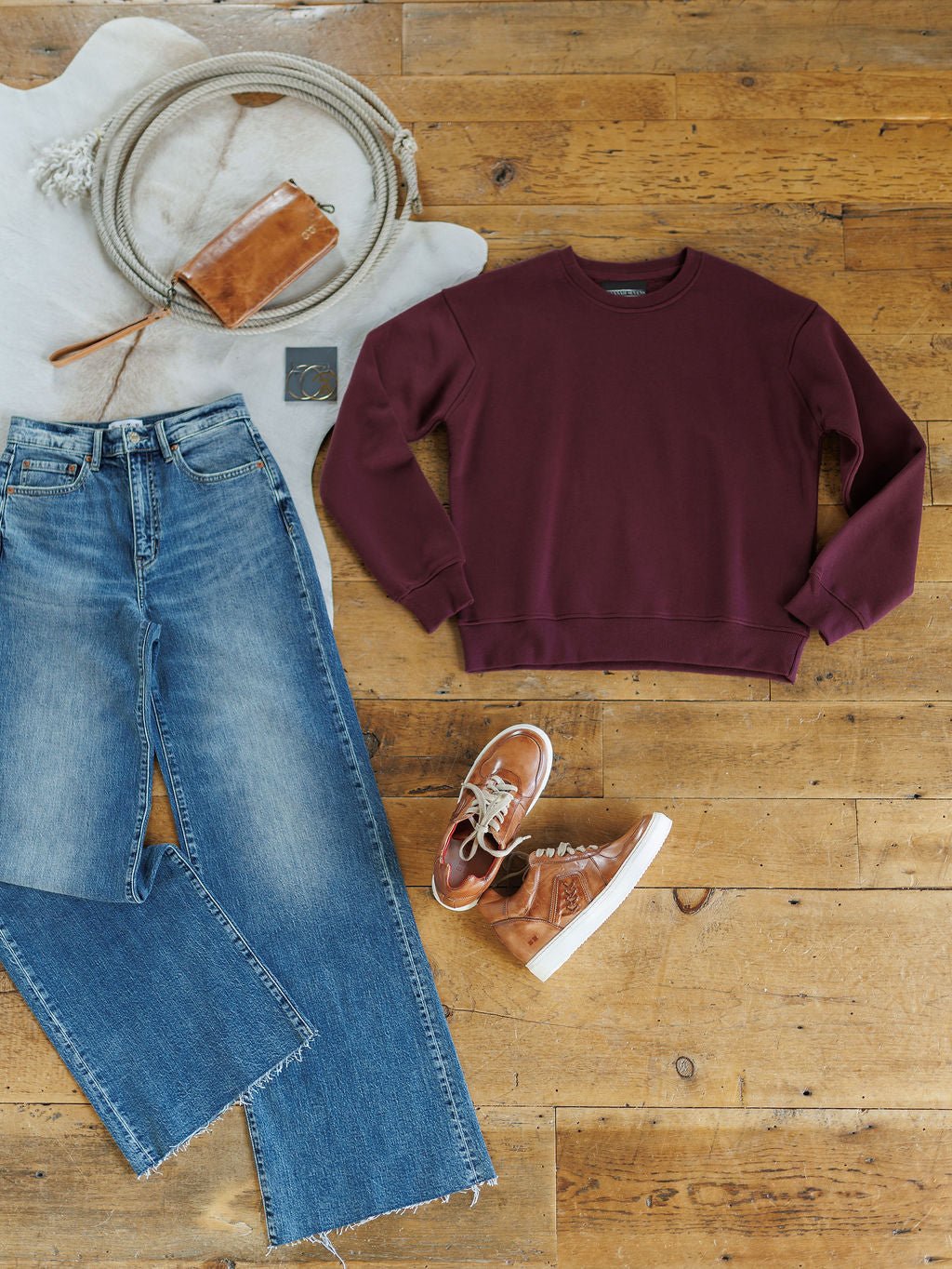 Windsor Plum Crewneck
