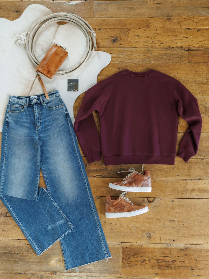 Windsor Plum Crewneck