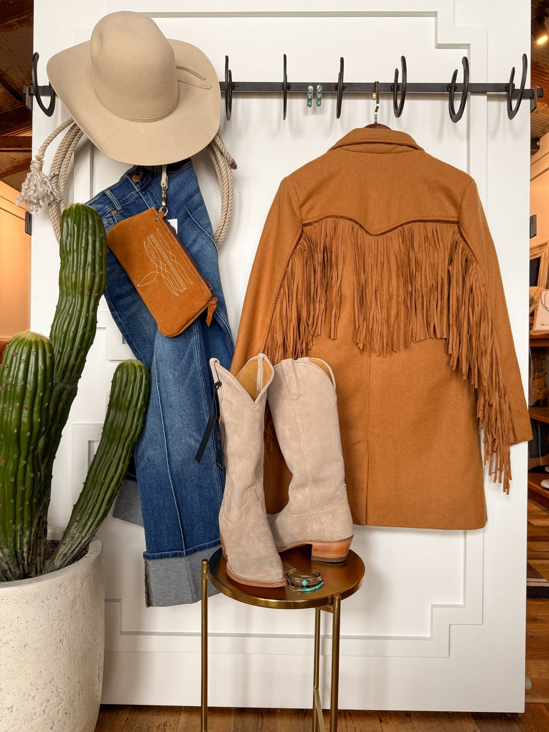 Winnetka Wool Fringe Jacket