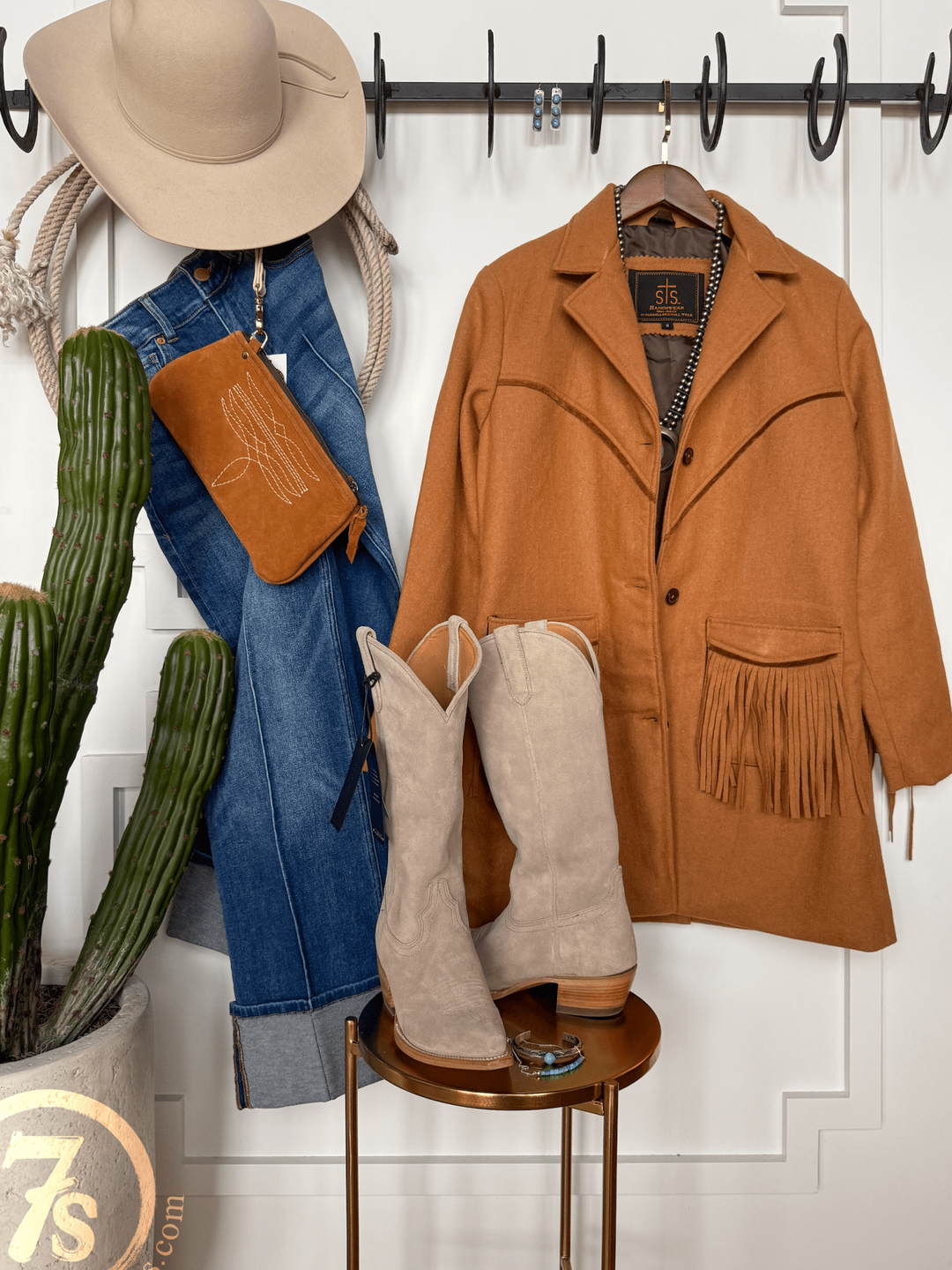 Winnetka Wool Fringe Jacket