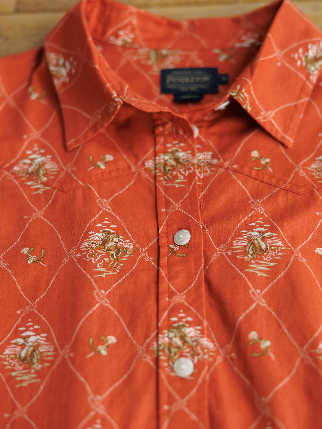 Winona Pendleton Western Button Up Top