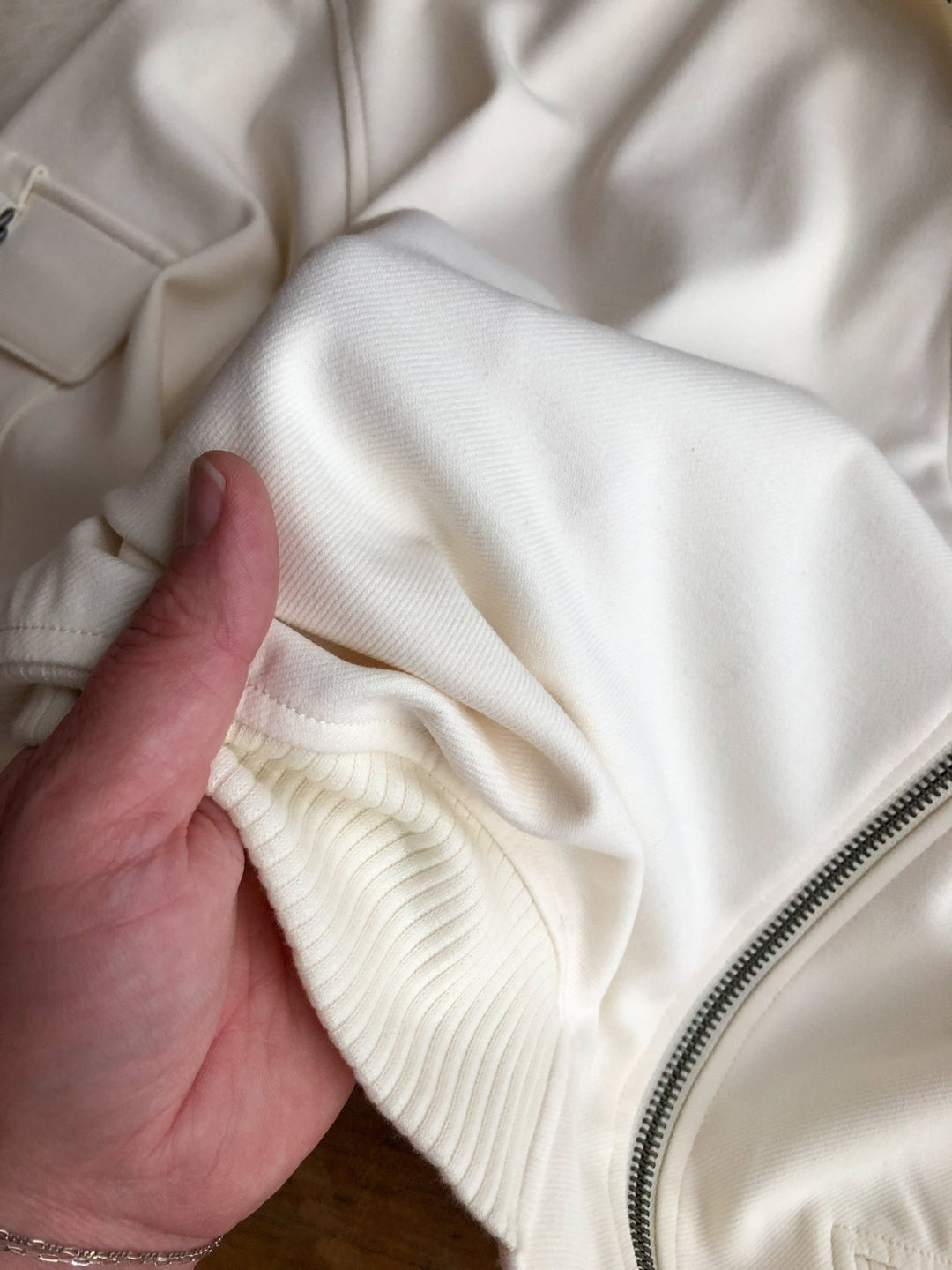 Wishek Cream Cargo Jacket