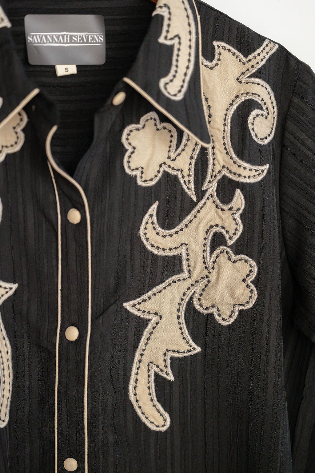 Yuma Retro Button Up Top