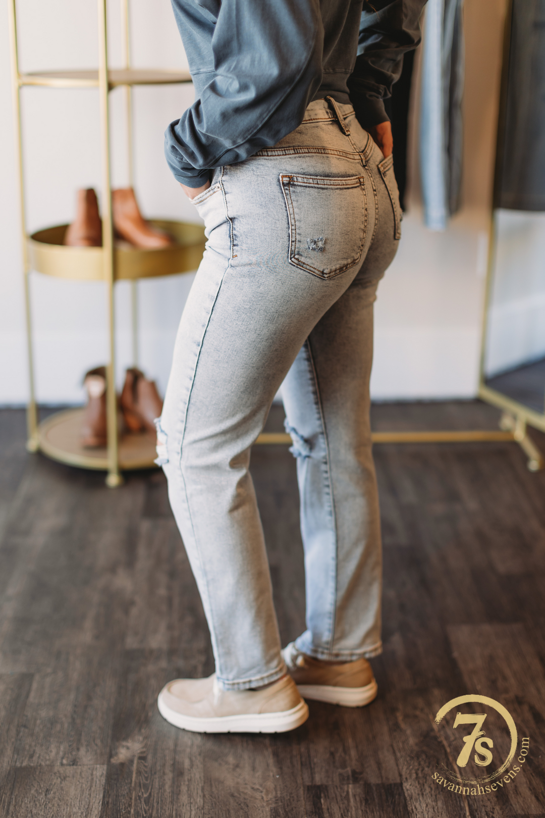 The Sarasota Premier Rise Straight Crop Jean
