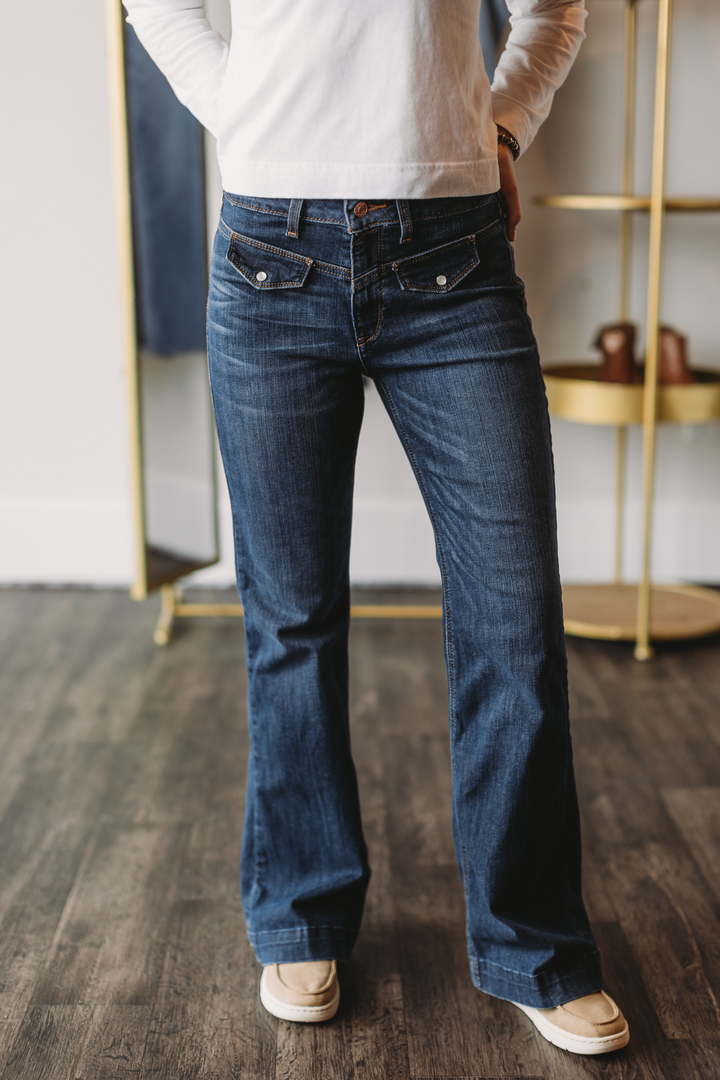 The Letty High Rise Slim Trouser Jean