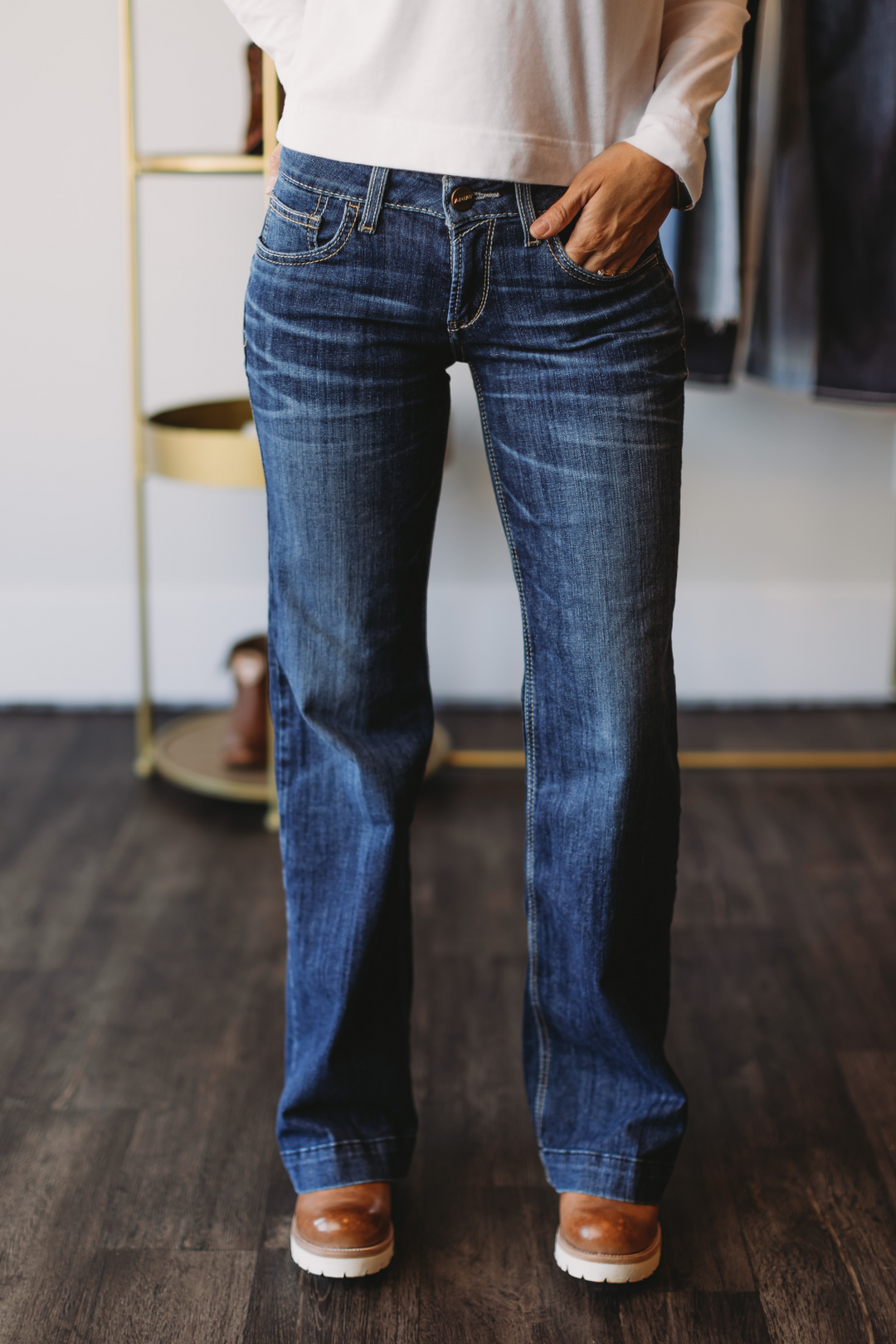 The Rendon Mid Rise Trouser Jean