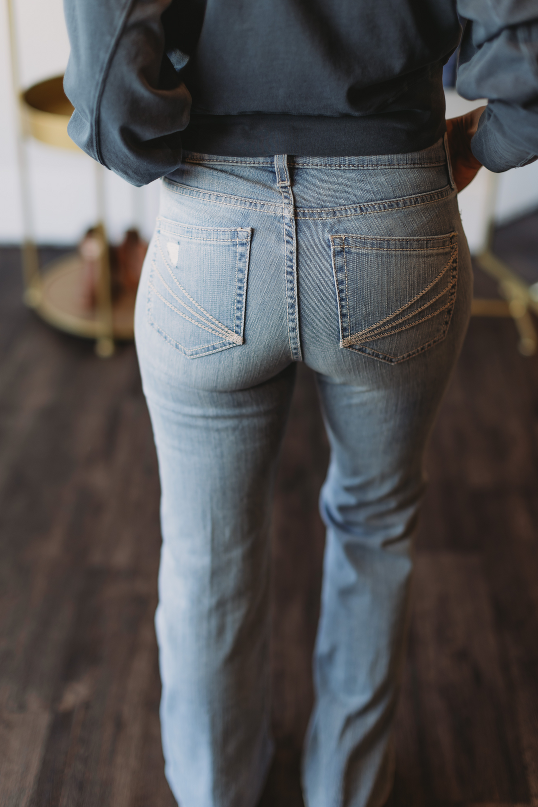 The DeSoto High Rise Slim Trouser Jean