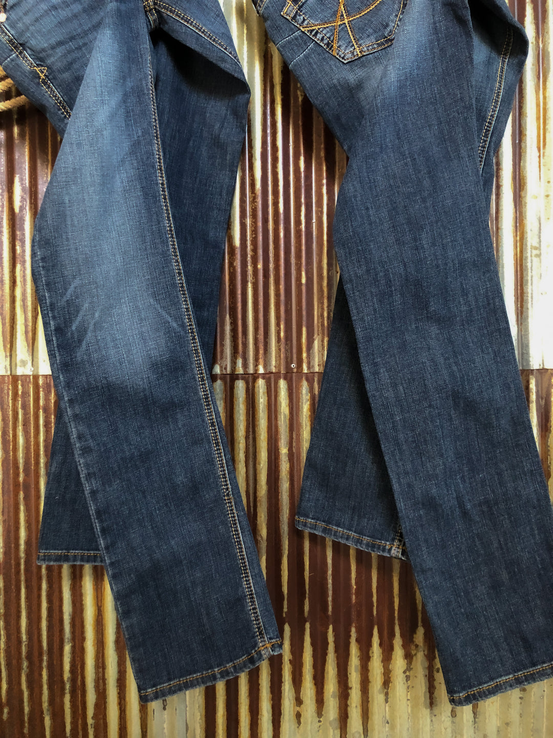 The Goldie Mid Rise Straight Leg Jean