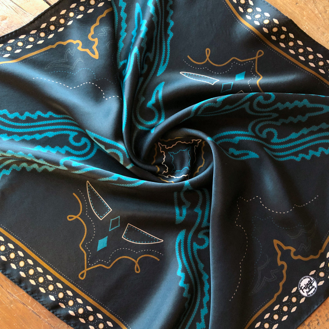 Seney Neck Scarf {Black}