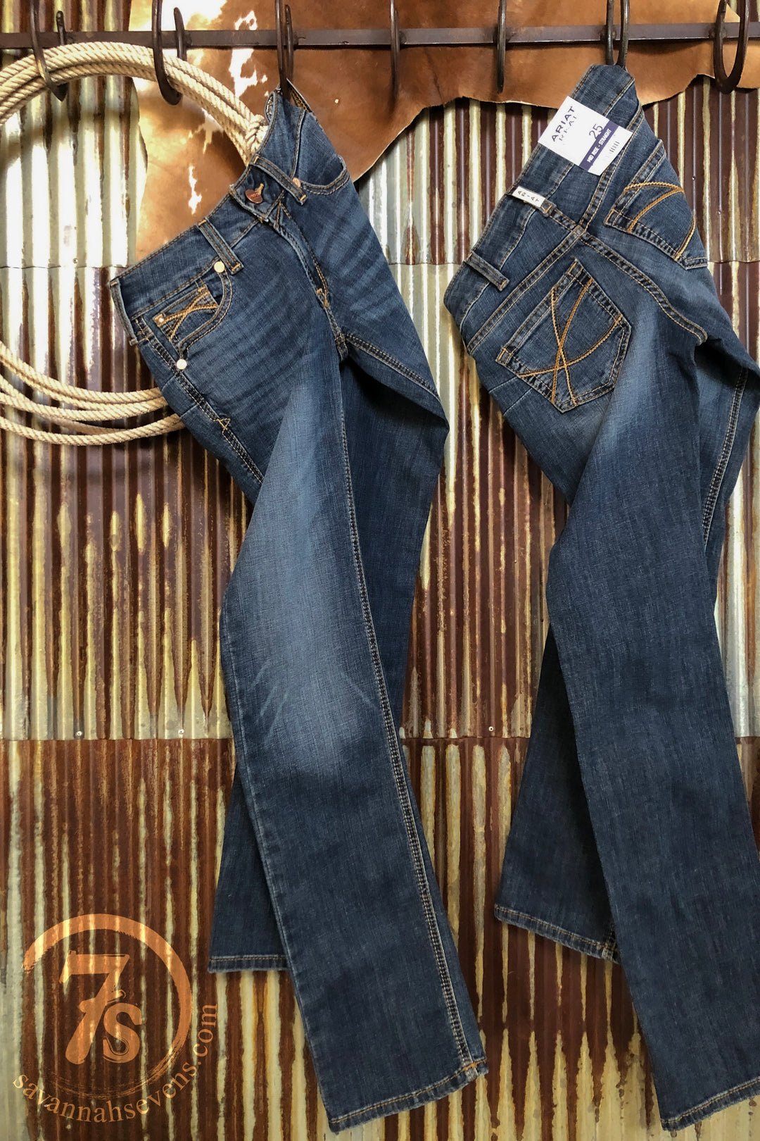 The Goldie Mid Rise Straight Leg Jean