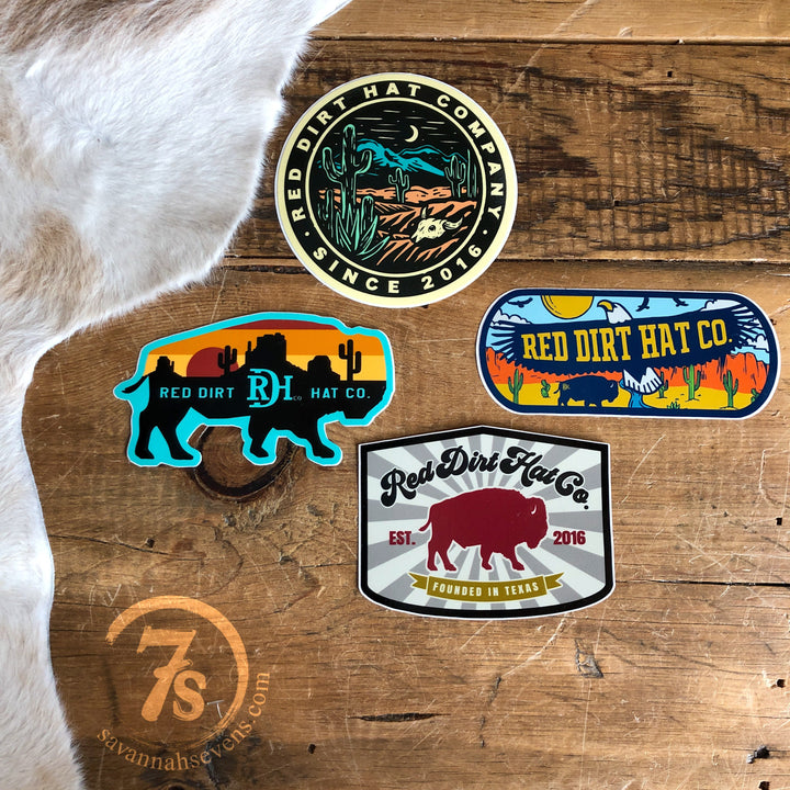 Red Dirt Stickers