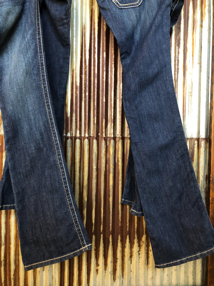 The Pecos Mid Rise Boot Cut Jean