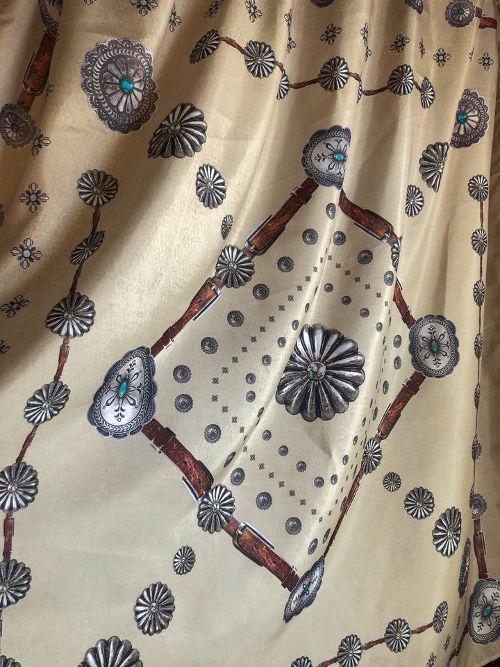 Concho Shower Curtain {antique ivory}