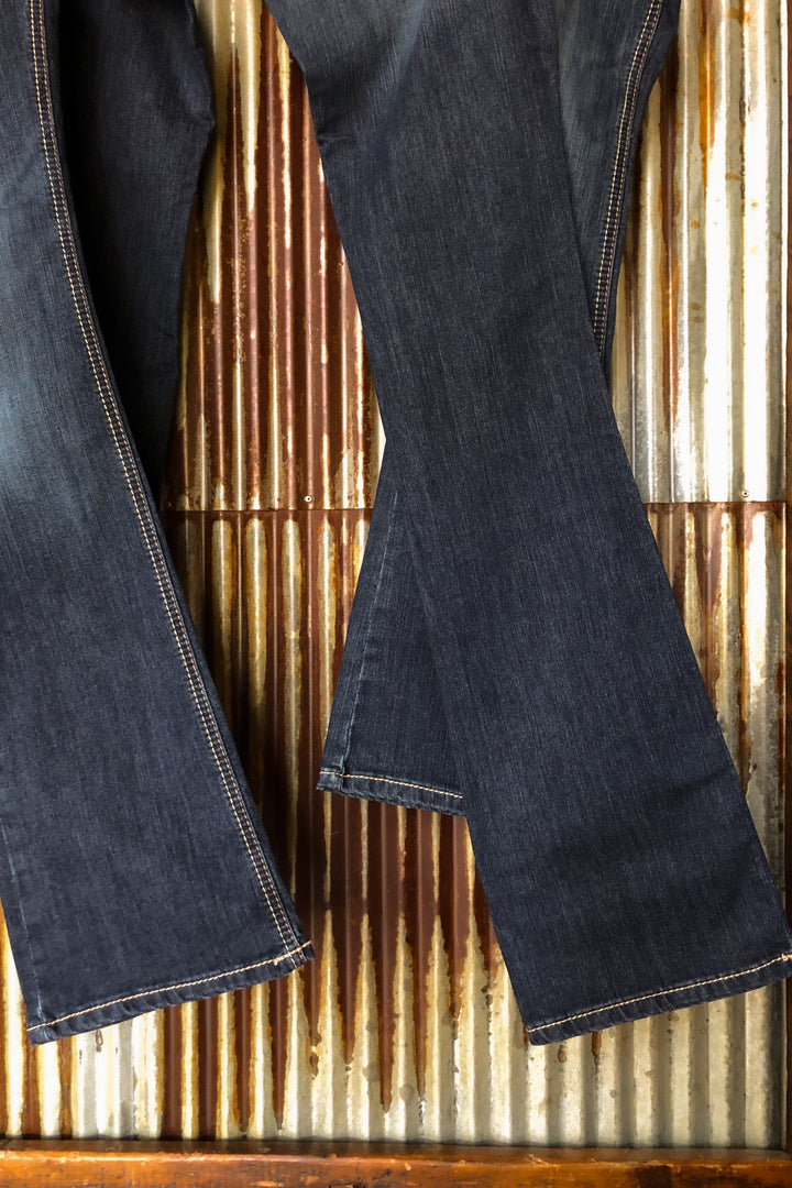 The Ace Mid Rise Boot Cut Jean