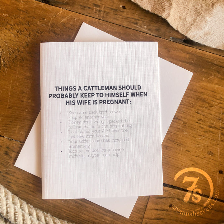 Cattleman's Wife Card