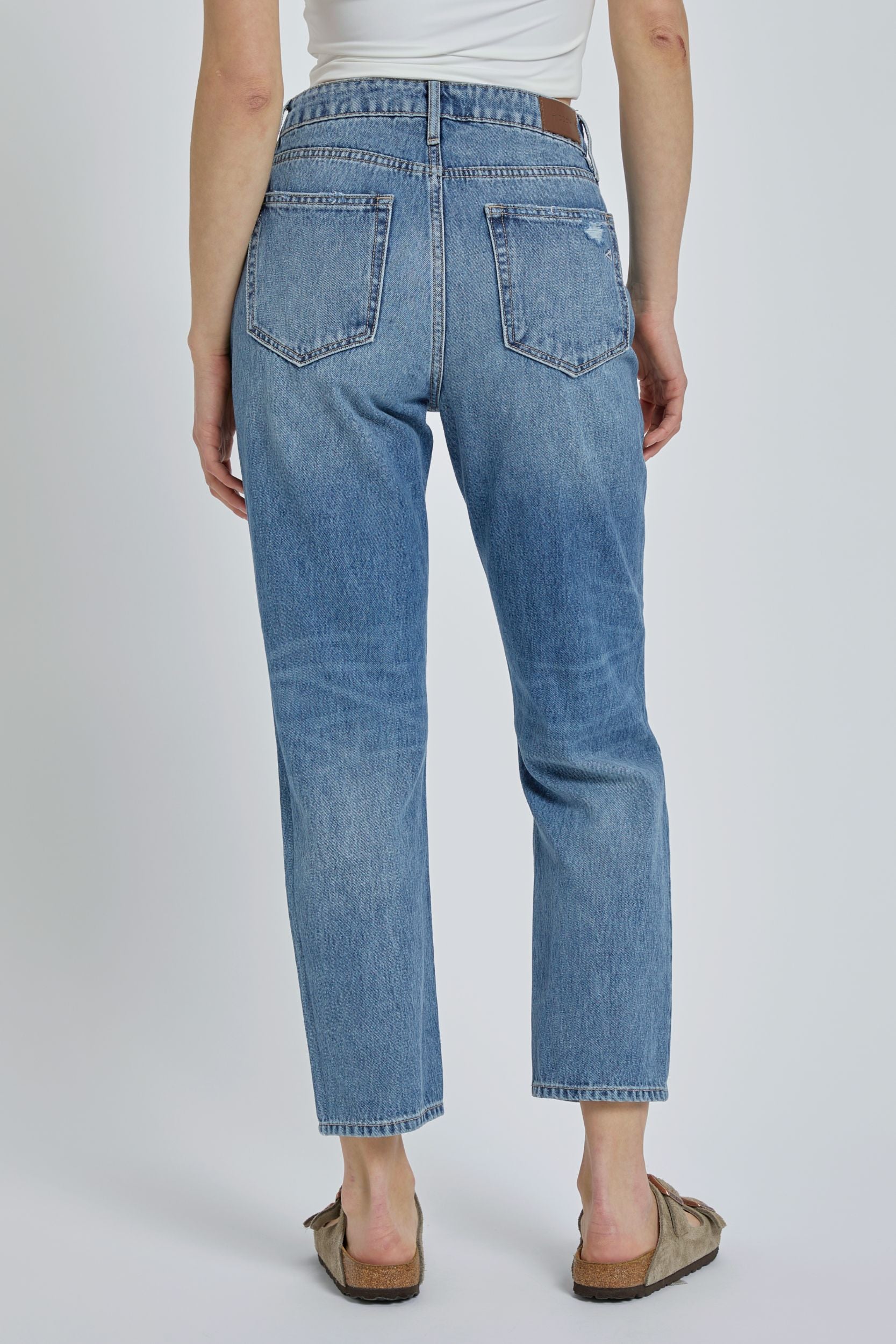 The Jayce High Rise Straight Crop Jean