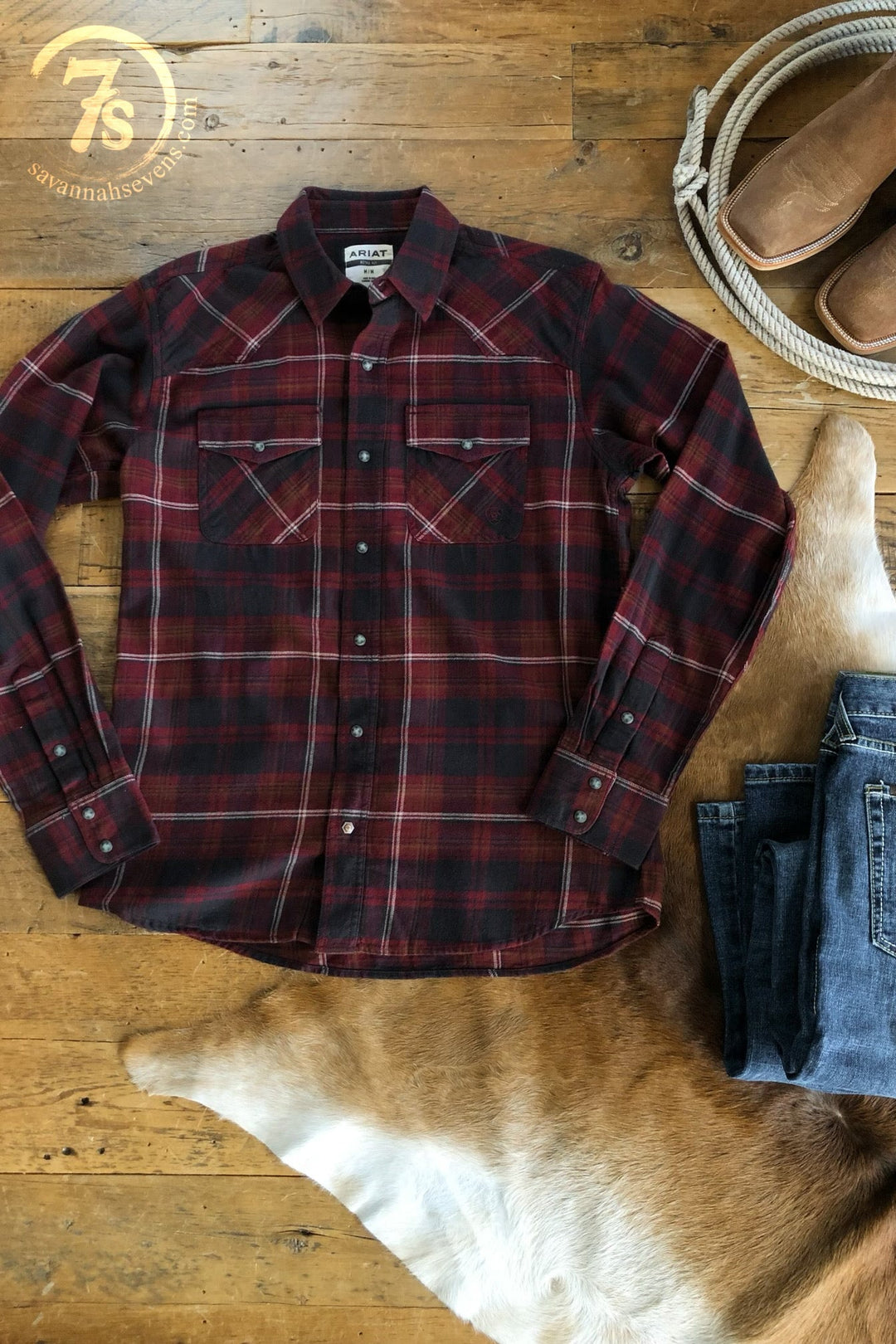 Aldrich Ariat Men's Flannel Pearl Snap