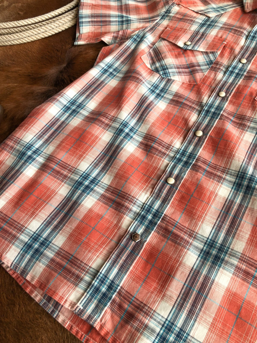 Cameron Ariat Men's Plaid Button Up