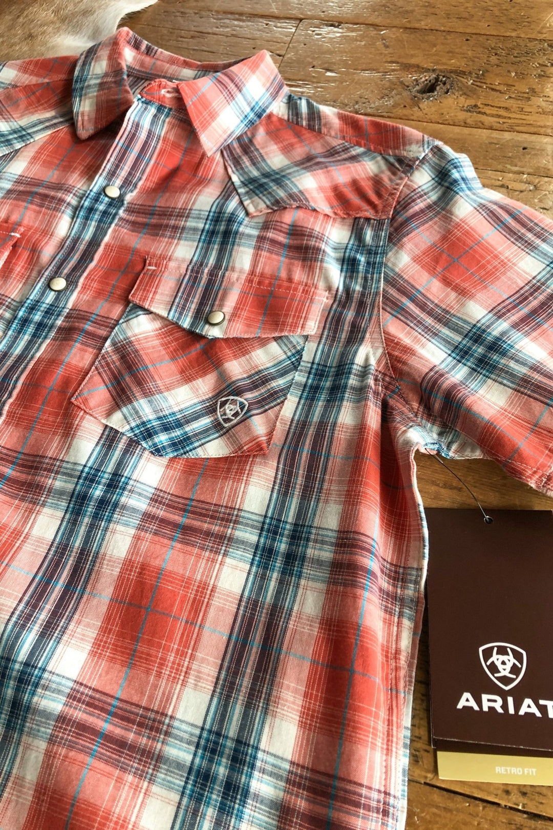 Cameron Ariat Men's Plaid Button Up