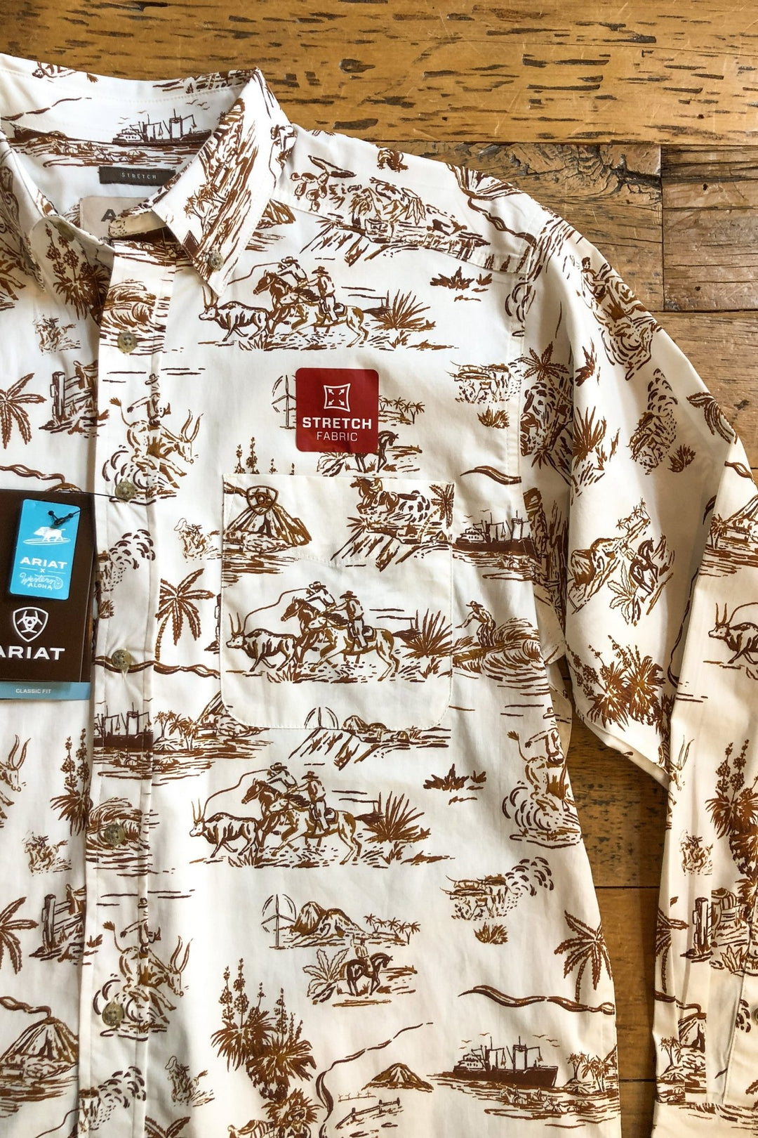 Cowboy Ariat Men's Islands Button Up