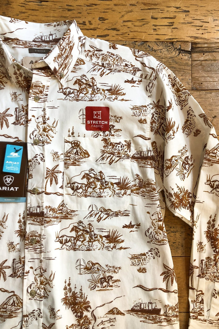 Cowboy Ariat Men's Islands Button Up