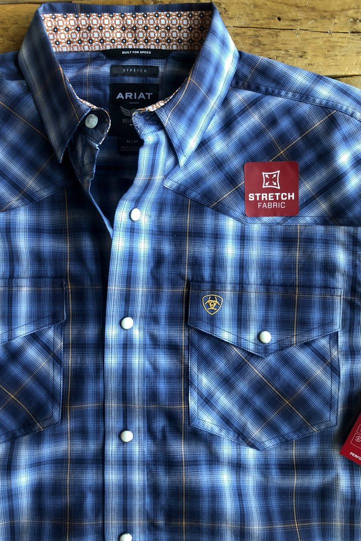 Dalton Ariat Men's Plaid Pearl Snap