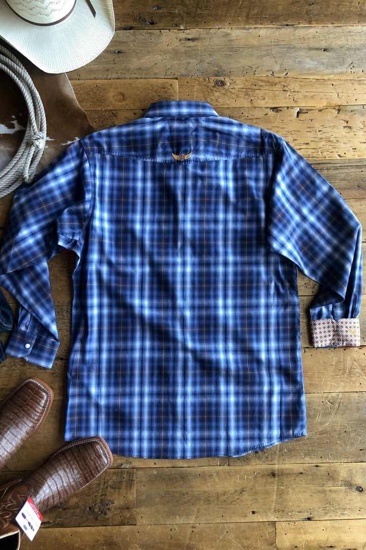 Dalton Ariat Men's Plaid Pearl Snap