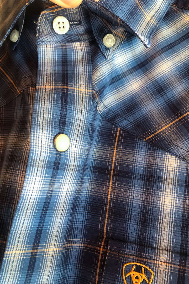 Dalton Ariat Men's Plaid Pearl Snap