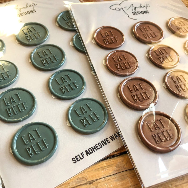 Eat Beef Wax Seal
