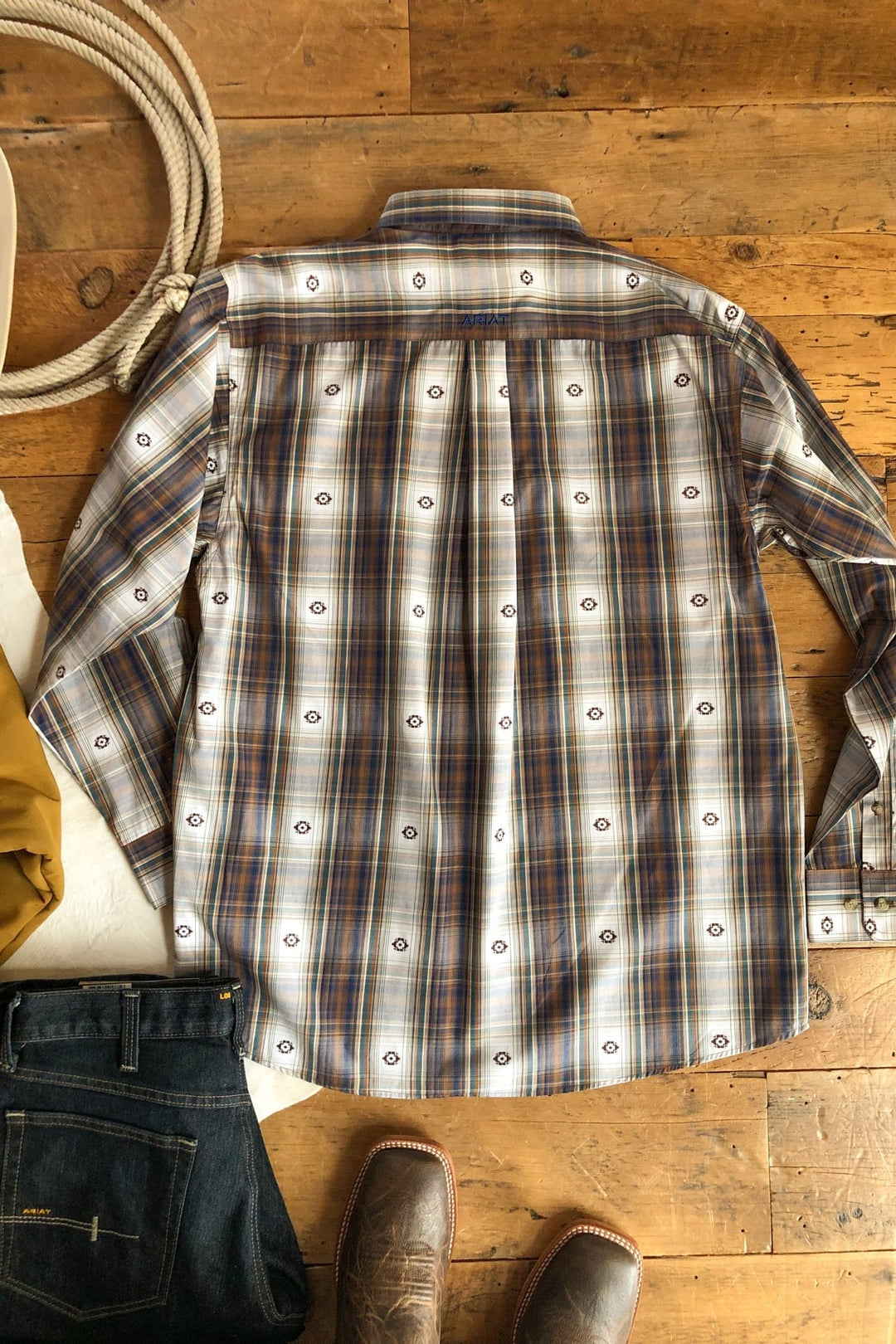 Felton Ariat Men's Plaid Button Up
