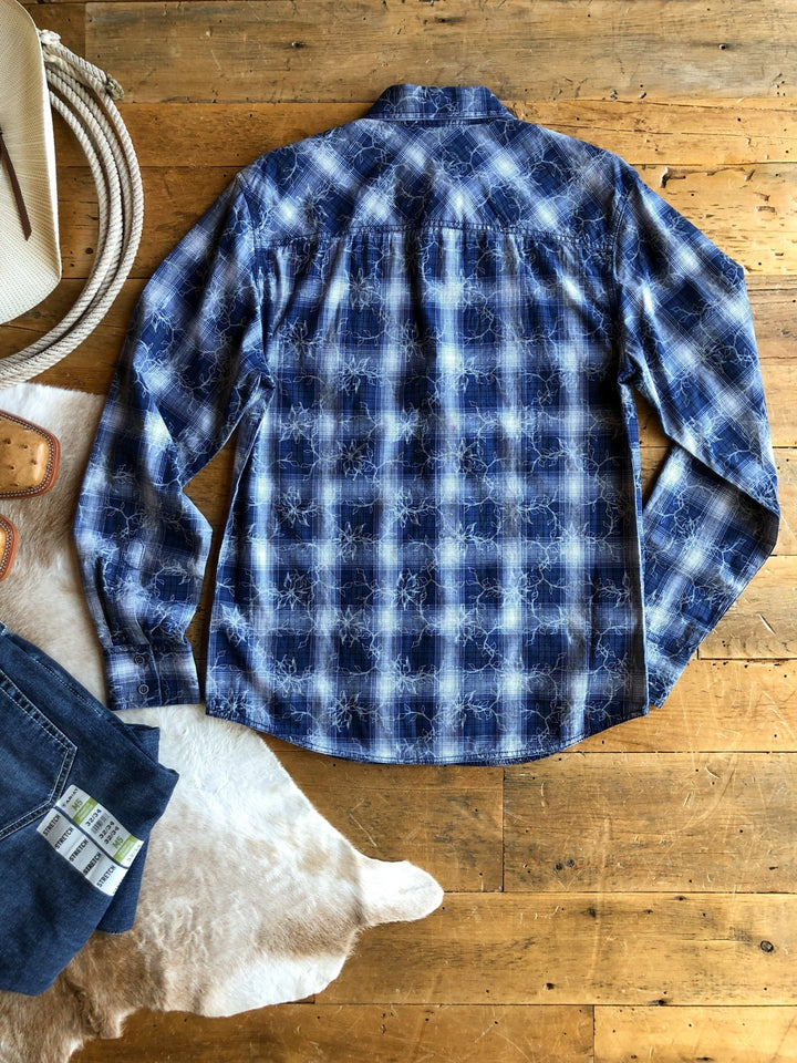 Ogden Wrangler Men's Plaid Button Up