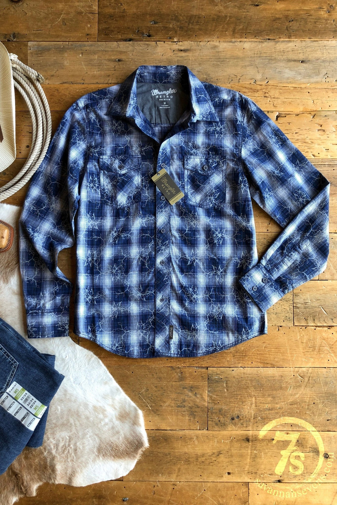 Ogden Wrangler Men's Plaid Button Up