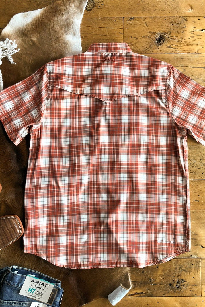 Quinton Ariat Men's Plaid Button Up