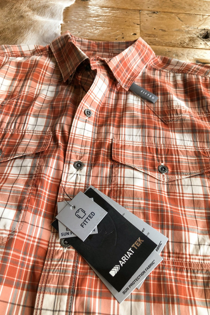 Quinton Ariat Men's Plaid Button Up