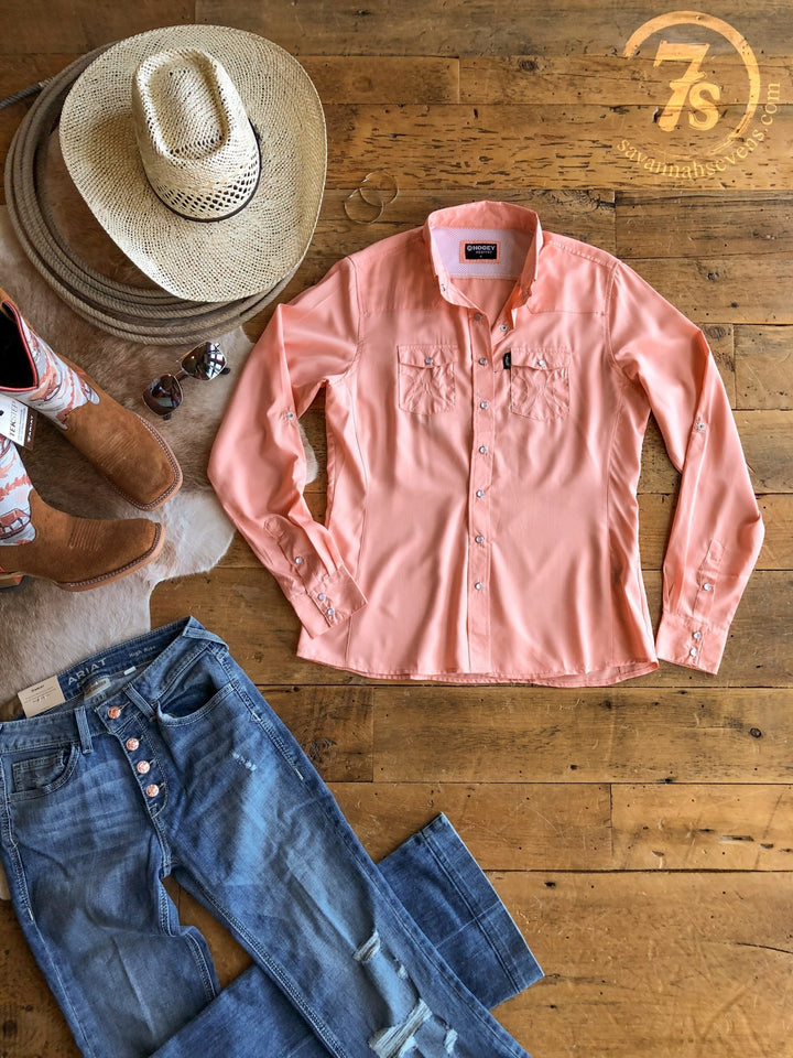 Springport Hooey Coral Performance Shirt