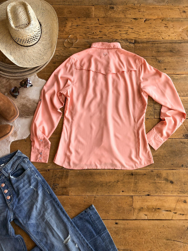 Springport Hooey Coral Performance Shirt