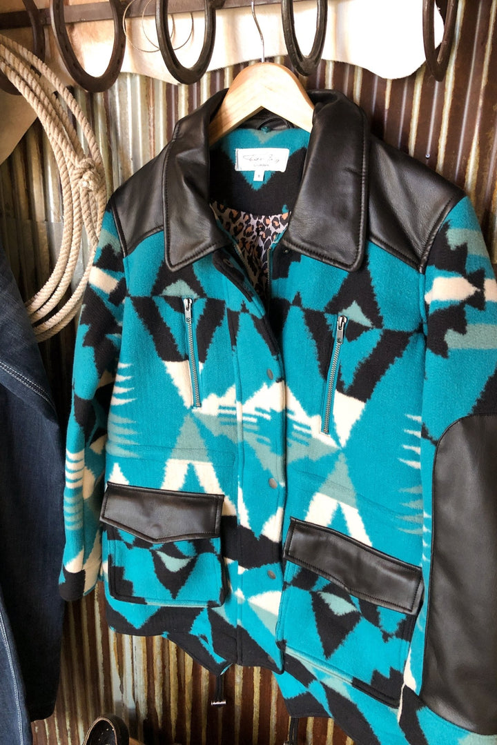 Naponee Southwest Fleece Coat